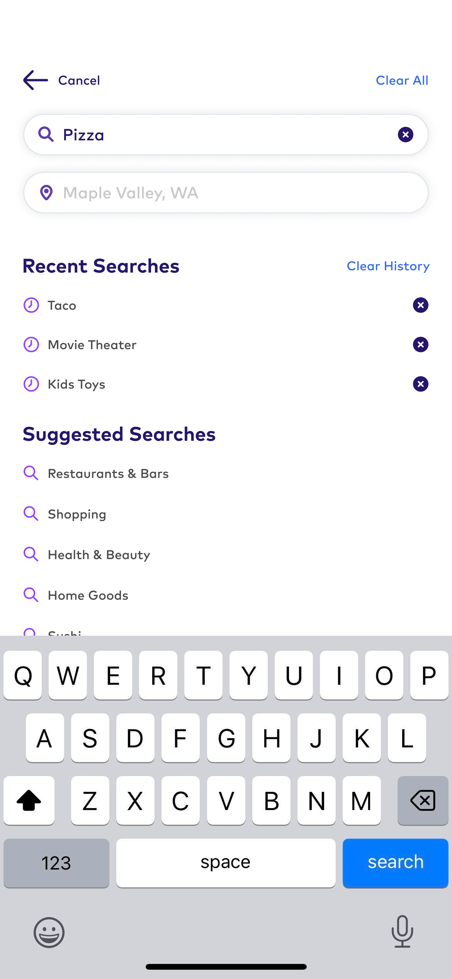 Dosh smarter search